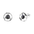 Sudraba auskari "Astra (Hematite)" ar Swarovski™ kristāliem